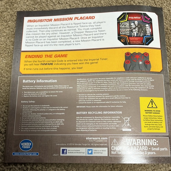 Star Wars Rebel Mission game ages 6+ 2-5 players - Picture 6 of 6